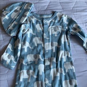 Carter’s Blue elephant Onesie size 9 months